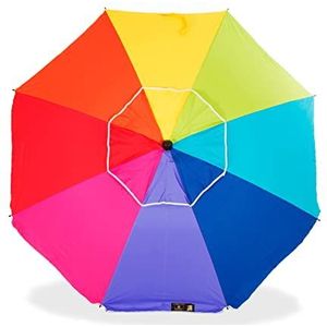 CREVICOSTA QUALITY MARK MARCAS DE CALIDAD Parasol, 200 cm, met spiraal en stang, totale weg, roze