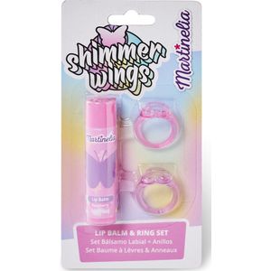 Martinelia - Shimmer Wings - Lip Balm & Ring Set - Voor Kinderen