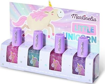 Martinelia - Little Unicorn - Nagellak Set - 4 Stuks - Roze Blauw Paars Fuchsia