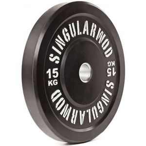 Singular WOD Bumper Training zwart Olympische schijf - 15kg