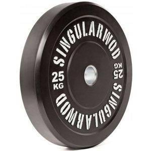 Singular WOD Bumper Training zwart Olympische schijf - 25kg