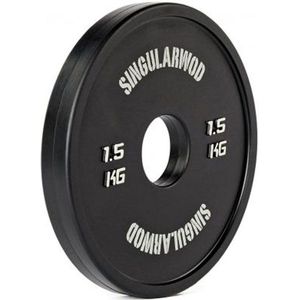 Singular WOD Fractional Training zwart Olympische schijf - 1.5kg