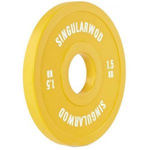 Singular WOD fractionele kleur Olympische schijf - 1.5kg