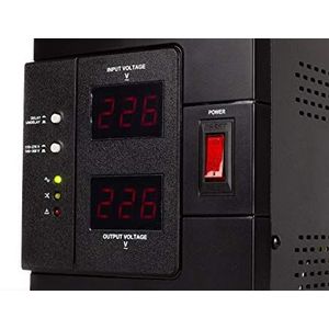 Lapara - Spannungsregler Avr 2000 Va schützt vor Überlast, Kurzschluss und Überhitzung, Leistung 2000 va / 1600 w