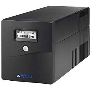 Lapara LA-VST-1000LCD Ononderbroken voeding, 1000 VA, 600 W, interactief LCD-scherm