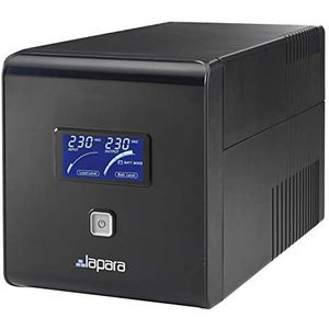 Lapara LA-ITR-1500SH Niet-onderbrekbaar voedingssysteem omvormer 1500VA 1050W LCD interactief sinus