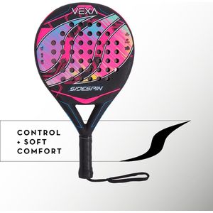 Sidespin SS Vexa Carbon Frame - Padel racket - roze