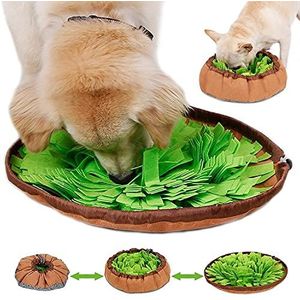 Edipets, snuffelmat hond, hondenzoekmat, hondenkattenspeeltje, snuifmat, educatief speelgoed voor puppy's, spelletjes met brokjes
