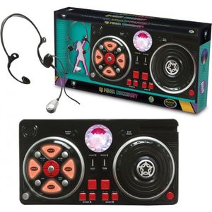Tachan DJ-mengpaneel met verschillende sokkels en disco-effecten, incl. knipperlichtbol, bluetooth-aansluiting op apparaten