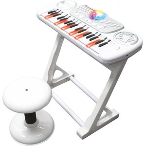 Tachan - Electronisch Keyboard - Met Stoeltje - 37 Toetsen - 8 Verschillende Instrumenten
