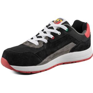 Abarth - 595 Werksneaker - Zwart/Rood - Veiligheidsneus van Glasvezel