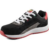 Abarth - 595 Werksneaker - Zwart/Rood - Veiligheidsneus van Glasvezel