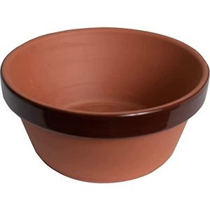 Meliflor Pre-bonsai-pot, diameter 10 cm en hoogte 4,5 cm (3 eenheden), handgemaakt in Spanje in Japanse stijl, met ongeglazuurde terracotta