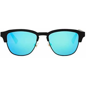 Hawkers New Classic zonnebril, uniseks, zwart, blauw, gepolariseerd (52 mm)