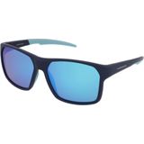 HAWKERS Track Zonnebril voor mannen en vrouwen, Polarized Navy Clear Blue, Eén Maat