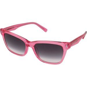 HAWKERS MAZE zonnebril voor dames en heren, ijzergrijs kleurverloop, roze, eenheidsmaat, Roze gradiënt ijzer