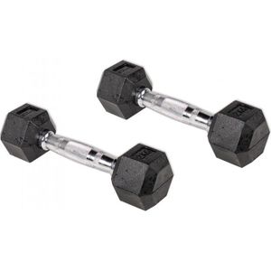 O'live Rubber Hex Dumbbells (paar) - 20kg