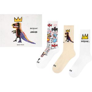 Jimmy Lion - Athletic Basquiat - Sokken - Multi - 3-pack