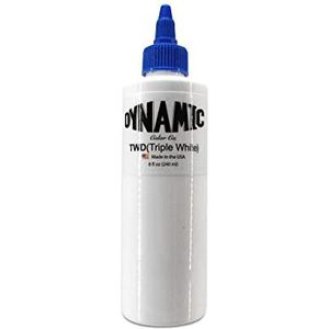 DYNAMIC Tattoo-inkt, drievoudig wit, 240 ml