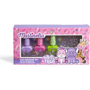 Martinelia My Best Friends Nail Polish & Stickers nagellak set voor Kinderen 3x4 ml