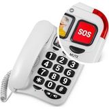 Spc - Confort Numbers 2 - Vaste Telefoon - Zwart - Hoog Contrast