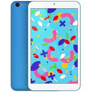 SPC Gravity 3 Mini – tablet voor kinderen met 20,3 cm (8 inch) display, kinderbeveiliging, 4 GB RAM, 64 GB intern geheugen, uitbreidbaar, 4.000 mAh batterij, USB-C, Android 12, blauw