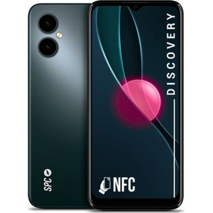 SPC Discovery Smartphone, 3 + 128 GB, 6,5 inch (6,5 inch), HD+, NFC, gezichts- en vingerafdrukontgrendeling, 4G, dubbele camera achter, 13 MP met IA, batterij 4500 mAh, Android 13 - kleur Deep Sky