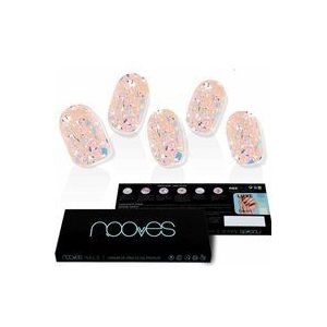 GEL NAILS peach galettes premium luxe metallic 20 u
