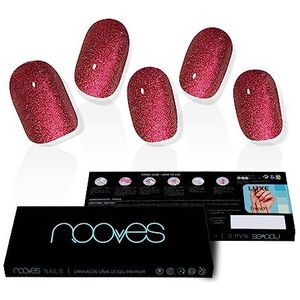 GEL NAILS ruby claret premium glam glitter 20 u