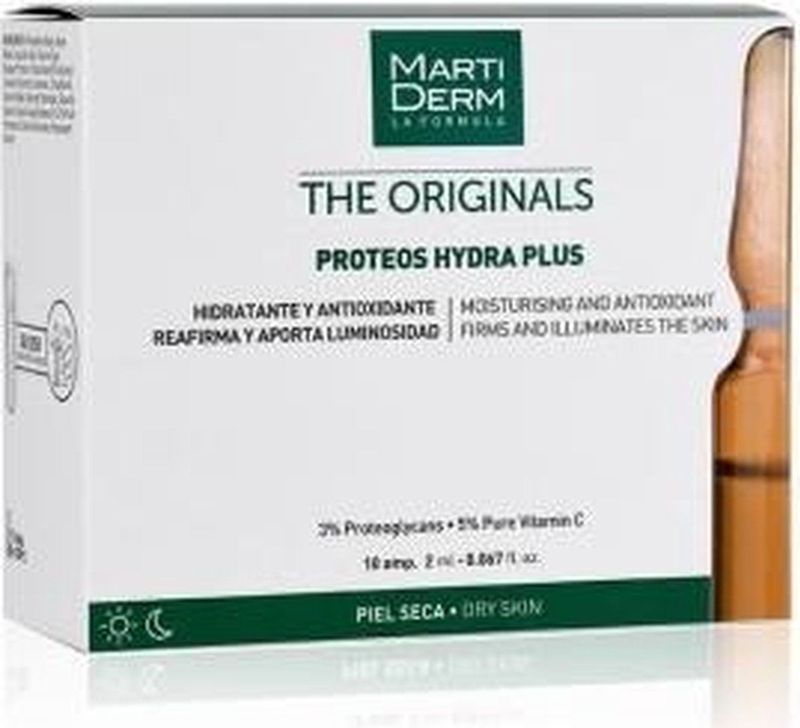 Martiderm - Proteos Hydra Plus - Gezichtsbehandeling - 10 Ampullen
