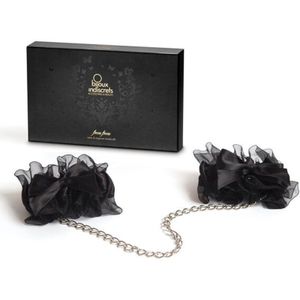 Frou Frou - Satin & Organza Handcuffs - Black