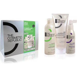 The Cosmetic Republic - Oily Hair Rescue Pack - Behandeling Voor Vet Haar
