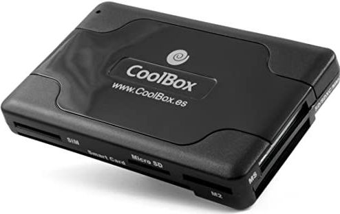 CoolBox - crcoocre065 - Kaartlezer Extern - Zwart - USB 2.0 - 3 Poorten