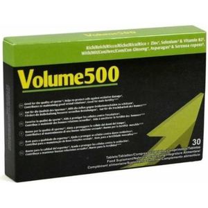 500Cosmetics Volume 500 - Stimulerend Middel - Beter en Meer Sperma - 30tabl.