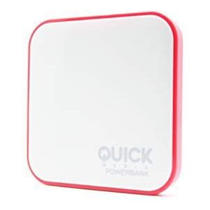 Quick Media PB26 externe accu voor draagbare apparaten met micro-USB, 2600 mAh, roze