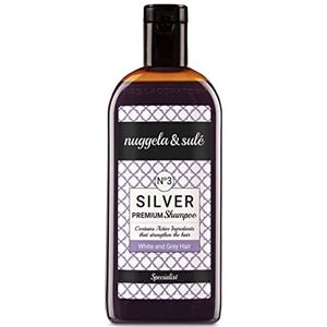 Nuggela & Sulé 010081 Shampoo Nº3 Zilver voor grijs haar - 250 ml,Wit