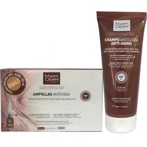 Martiderm - Hair System Ampollas Caida - Haarbehandeling - 28 Ampullen - Voor Haaruitval