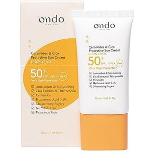 ONDO BEAUTY 36.5 - Ceramide & Cica Beschermende Zonnecrème - Zonnebrand - Veganistisch - Hydraterend
