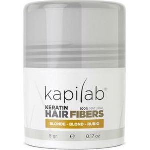 Kapilab Keratine Volumepoeder Blond - Geeft volume aan het haar - Verbergt haaruitval - 100% natuurlijk - 5 gram