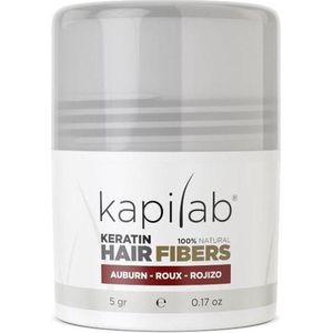 Kapilab Keratine Volumepoeder Kastanjebruin - Geeft volume aan het haar - Verbergt haaruitval - 100% natuurlijk - 5 gram