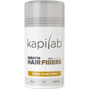 Kapilab Hair Fibers Blond - Keratine haarvezels verbergen haaruitval - Direct voller haar - 100% natuurlijk - 14 gram
