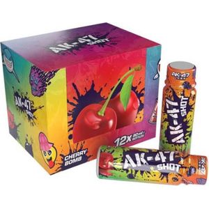 AK-47 Shots 12x 80ml Cherry Bomb