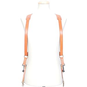 Bronkey Tokyo Cross Dual Leren Draagriem Tanned Small