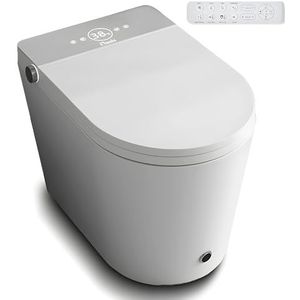 Nashi - Japans intelligent toilet, bidet-toilet, water met gootsteen, verwarmde beker en droging, automatisch openen, zelfreiniging en uv-stirilisator, Ovian SE bodem