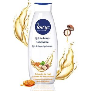 Lov'yc Vochtinbrengende bad- en douchegel met macadamiennoot, honing, 750 ml