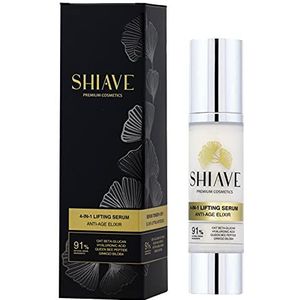 Shiave | Lifting Serum 4-in-1 50ml | Hyaluronic Acid | Beta Glucan from Oats, Ginkgo Biloba | Anti-Wrinkle | Tightening serum |Facial Serum | Delightful scent | Vegan