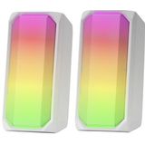 Mars Gaming MSRGBW luidspreker Wit Bedraad en draadloos 15 W