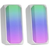 Mars Gaming MSRGBW luidspreker Wit Bedraad en draadloos 15 W