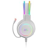 Mars Gaming - MHRGB Gamingheadset - Wit - 360º Chroma Verlichting
