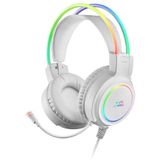 Mars Gaming - MHRGB Gamingheadset - Wit - 360º Chroma Verlichting